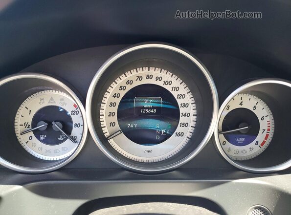 WDDHF8JB7GB200085 2016 MERCEDES-BENZ E Black Instrument cluster view