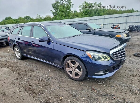 WDDHH8JB8GB178009 2016 MERCEDES-BENZ E Blue Передня права чверть