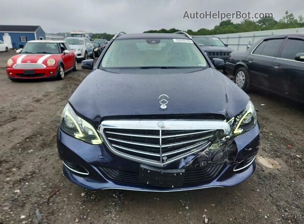 WDDHH8JB8GB178009 2016 MERCEDES-BENZ E Blue Вид спереду