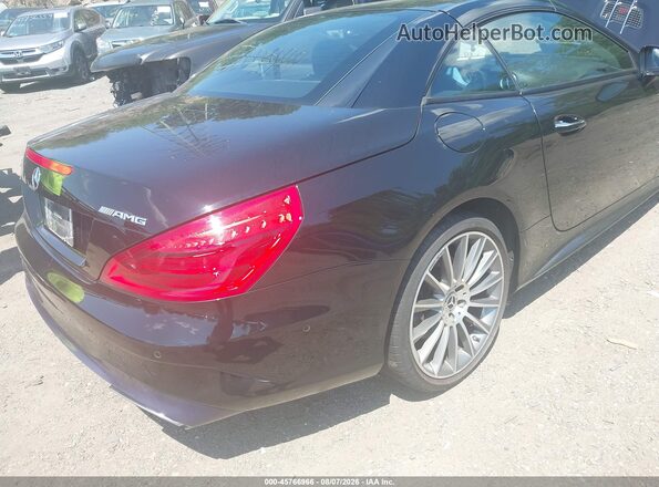 WDDJK6GA2HF047609 2017 MERCEDES-BENZ SL 450 Черный Вид спереди