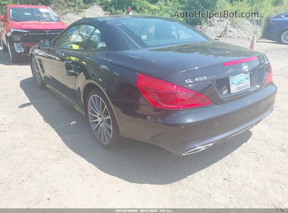 WDDJK6GA2HF047609 2017 MERCEDES-BENZ SL 450 Черный Задняя левая четверть