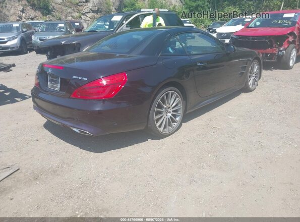 WDDJK6GA2HF047609 2017 MERCEDES-BENZ SL 450 Черный Задняя правая четверть