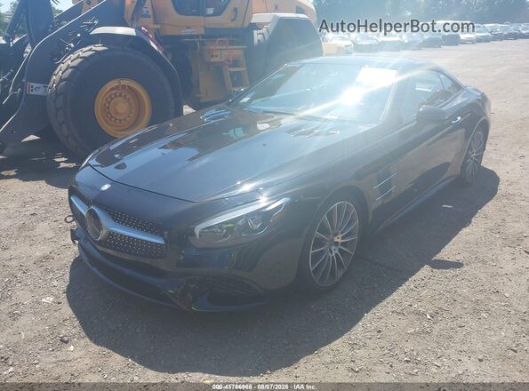 WDDJK6GA2HF047609 2017 MERCEDES-BENZ SL 450 Черный Передняя левая четверть