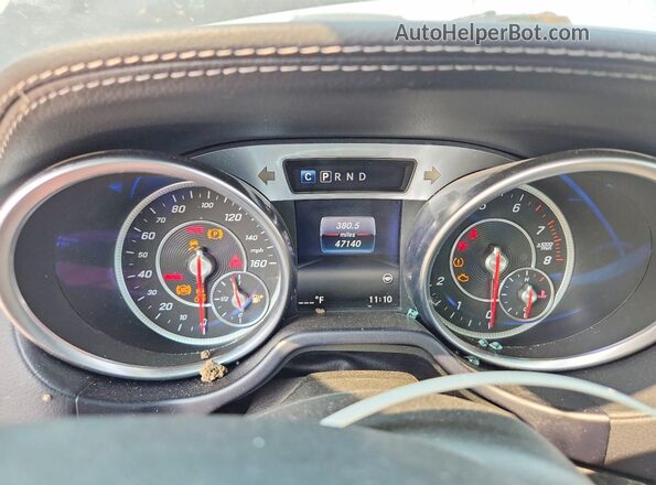 WDDJK6GA7HF043510 2017 MERCEDES-BENZ SL Black Vista del cuadro de instrumentos