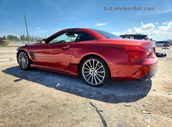 WDDJK6GA8KF054586 2019 MERCEDES-BENZ SL Burgundy Задня ліва чверть