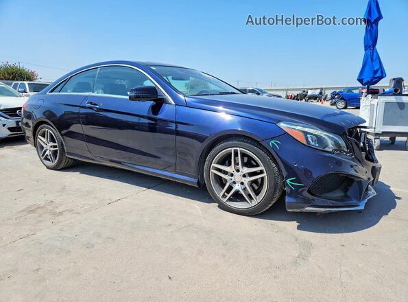 WDDKJ6HB5GF345357 2016 MERCEDES-BENZ E Blue წინა მარჯვენა