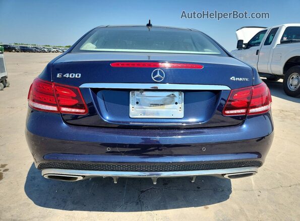 WDDKJ6HB5GF345357 2016 MERCEDES-BENZ E Blue უკანა ხედი