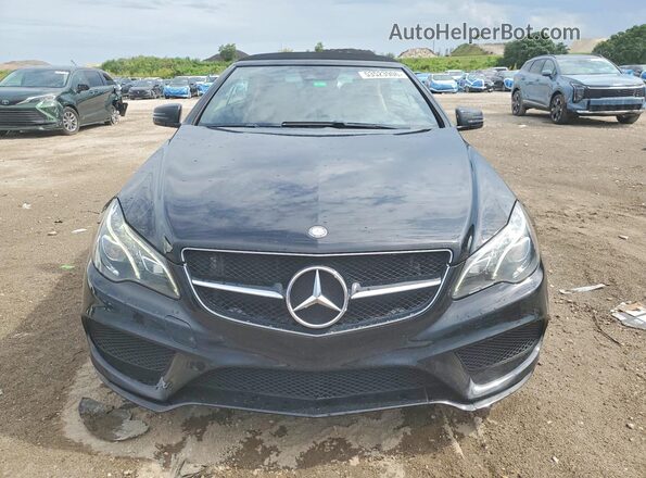 WDDKK6FF5GF334250 2016 MERCEDES-BENZ E Black Front view