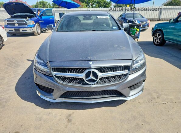 WDDLJ6FB9GA168588 2016 MERCEDES-BENZ CLS-CLASS Gray Widok z przodu
