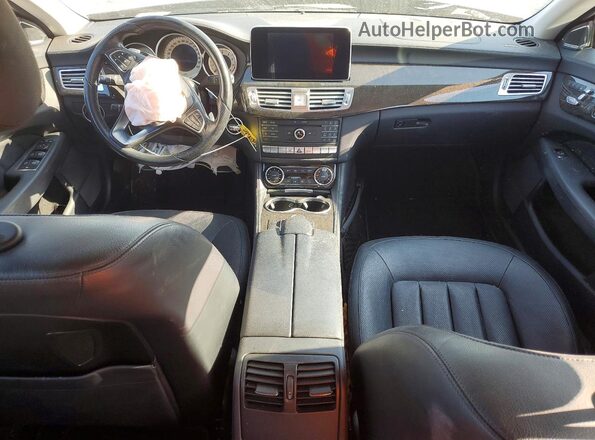 WDDLJ6HB1GA163754 2016 MERCEDES-BENZ CLS-CLASS Charcoal Առջևի վահանակի տեսք