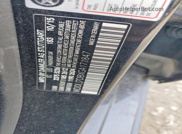 WDDLJ7DBXGA171847 2016 MERCEDES-BENZ CLS-CLASS Черный Вид подкапотного пространства