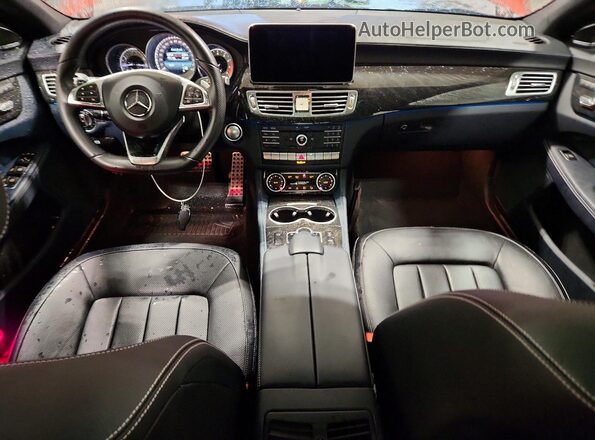 WDDLJ9BB5JA205070 2018 MERCEDES-BENZ CLS-CLASS Red წინა პანელის ხედი