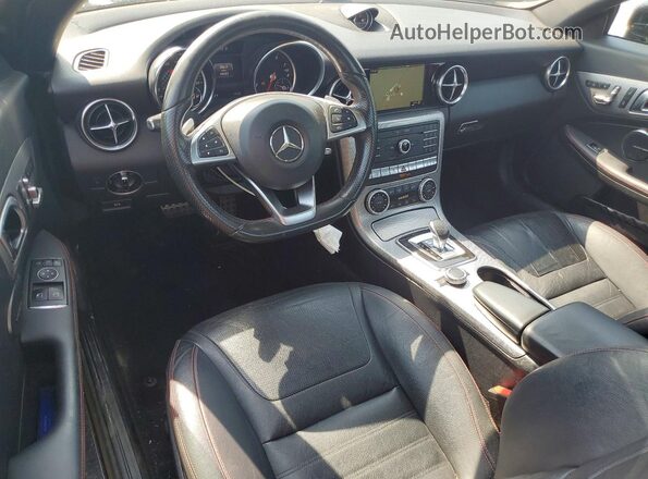 WDDPK3JA3HF128474 2017 MERCEDES-BENZ SLC Black წინა პანელის ხედი