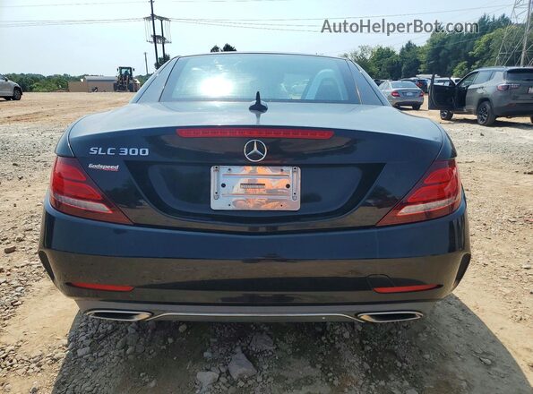 WDDPK3JA3HF128474 2017 MERCEDES-BENZ SLC Black უკანა ხედი