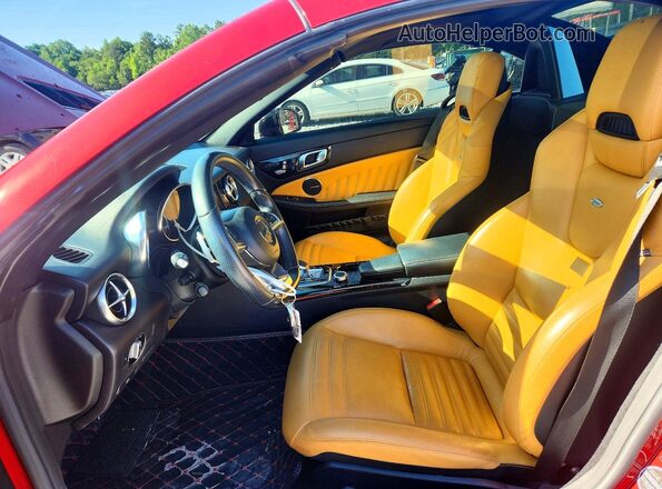 WDDPK3JA3HF141550 2017 MERCEDES-BENZ SLC Red წინა სალონის ხედი