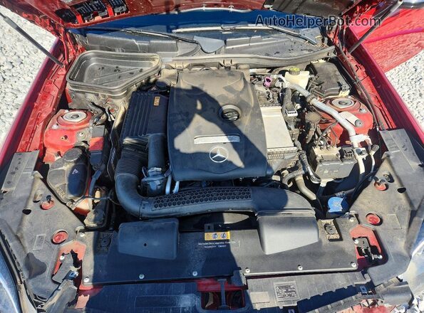 WDDPK3JA3HF141550 2017 MERCEDES-BENZ SLC Red უკანა სალონის ხედი
