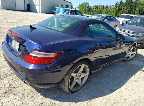 WDDPK3JA4GF121516 2016 MERCEDES-BENZ SLK Blue Trasero derecho
