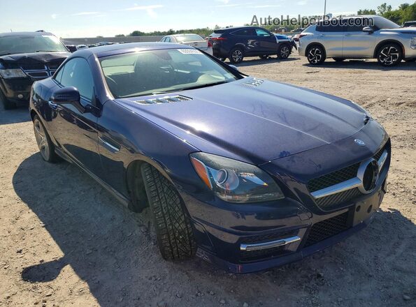 WDDPK3JA4GF121516 2016 MERCEDES-BENZ SLK Blue Delantero derecho