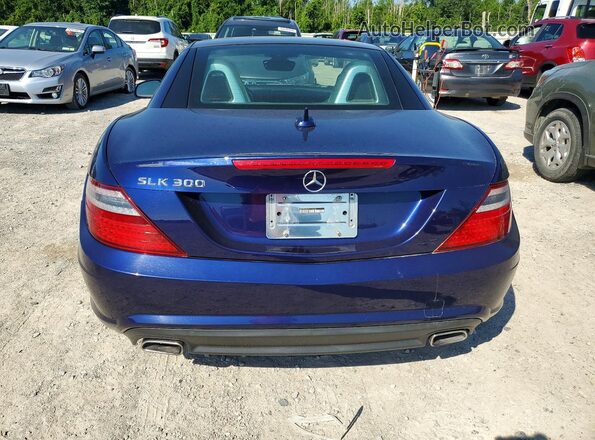 WDDPK3JA4GF121516 2016 MERCEDES-BENZ SLK Blue Vista trasera