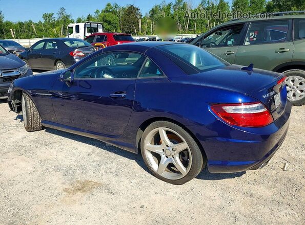 WDDPK3JA4GF121516 2016 MERCEDES-BENZ SLK Blue Trasero izquierdo