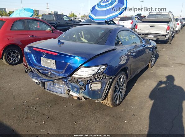WDDPK3JA5HF138052 2017 MERCEDES-BENZ SLC 300 Blue Задня права чверть