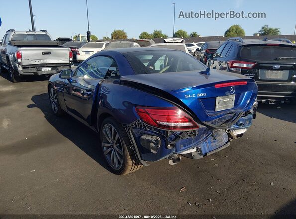 WDDPK3JA5HF138052 2017 MERCEDES-BENZ SLC 300 Blue Панорамний вид салону 360°