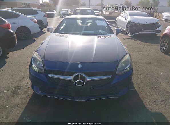 WDDPK3JA5HF138052 2017 MERCEDES-BENZ SLC 300 Blue Вид щитка приладів