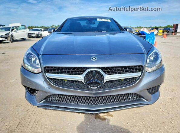 WDDPK3JA6HF128405 2017 MERCEDES-BENZ SLC Серый Вид спереди