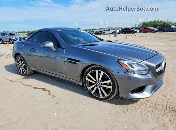 WDDPK3JA6HF128405 2017 MERCEDES-BENZ SLC Серый Передняя правая четверть