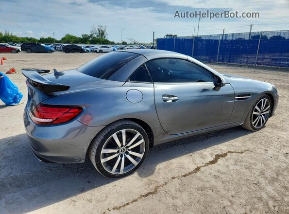 WDDPK3JA6HF128405 2017 MERCEDES-BENZ SLC Серый Задняя правая четверть