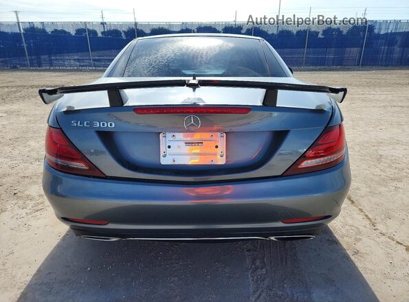 WDDPK3JA6HF128405 2017 MERCEDES-BENZ SLC Серый Вид задних сидений