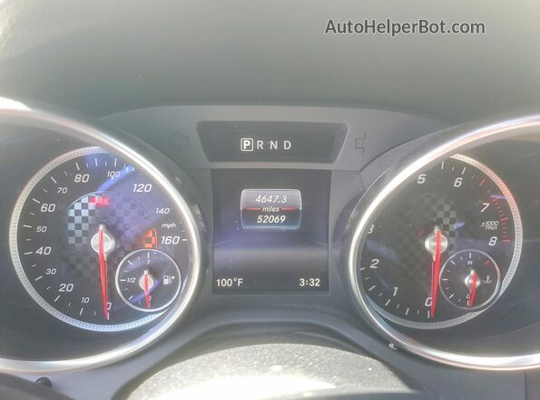 WDDPK3JA7JF148541 2018 MERCEDES-BENZ SLC White ხელსაწყოთა პანელის ხედი