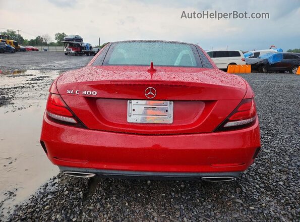 WDDPK3JAXHF137866 2017 MERCEDES-BENZ SLC Red Vista trasera