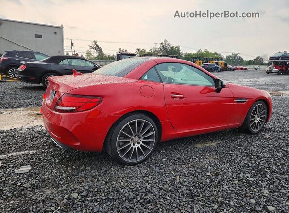 WDDPK3JAXHF137866 2017 MERCEDES-BENZ SLC Red Trasero derecho