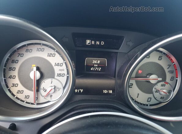 WDDPK5HA1GF117456 2016 MERCEDES-BENZ SLK Gray Widok zestawu wskaźników