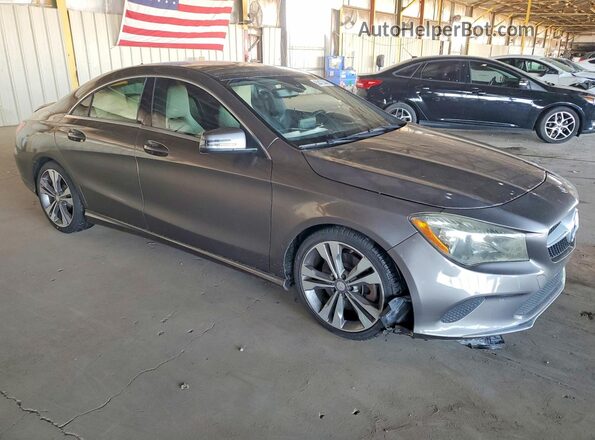 WDDSJ4EB0JN510883 2018 MERCEDES-BENZ CLA-CLASS Серый Передняя правая четверть