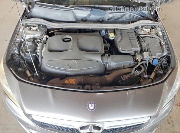 WDDSJ4EB0JN510883 2018 MERCEDES-BENZ CLA-CLASS Серый Вид задней части салона