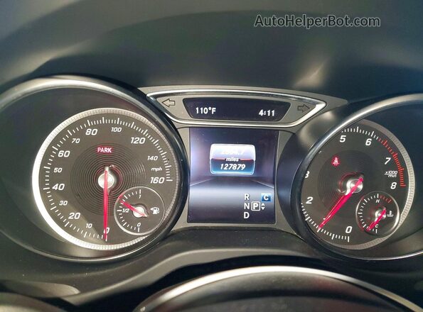 WDDSJ4EB0JN510883 2018 MERCEDES-BENZ CLA-CLASS Серый Вид щитка приборов