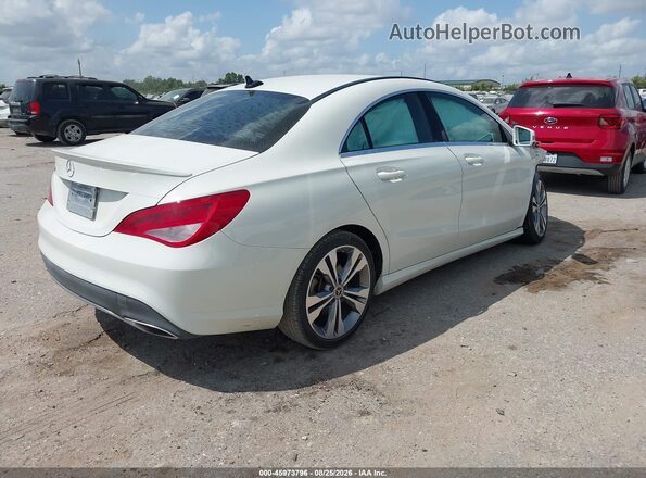 WDDSJ4EB0JN526131 2018 MERCEDES-BENZ CLA 250 Белый Задняя правая четверть
