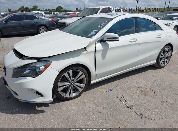 WDDSJ4EB0JN526131 2018 MERCEDES-BENZ CLA 250 Белый Передняя левая четверть