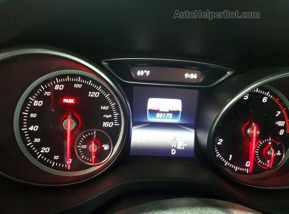 WDDSJ4EB0KN699293 2019 MERCEDES-BENZ CLA-CLASS Черный Вид щитка приборов