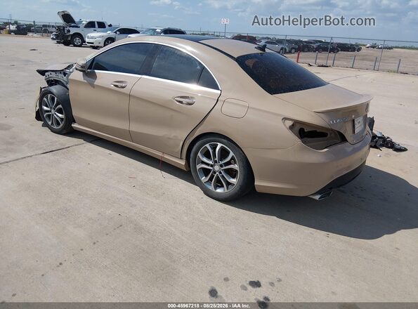 WDDSJ4EB1GN305727 2016 MERCEDES-BENZ CLA 250 Tan Trasero izquierdo