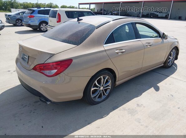 WDDSJ4EB1GN305727 2016 MERCEDES-BENZ CLA 250 Tan Trasero derecho