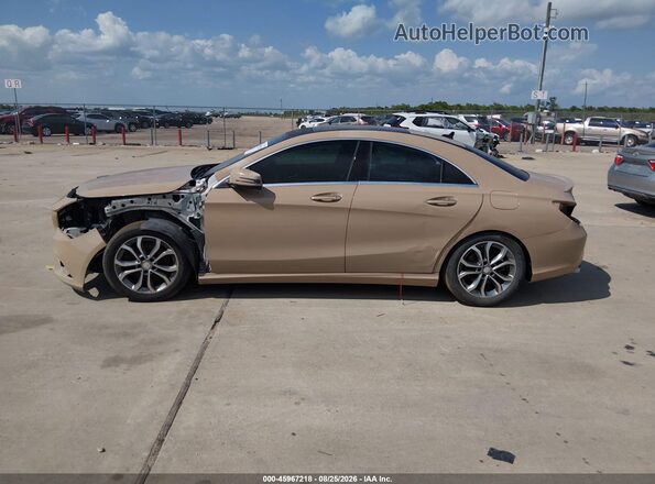 WDDSJ4EB1GN305727 2016 MERCEDES-BENZ CLA 250 Tan Vista interior trasera