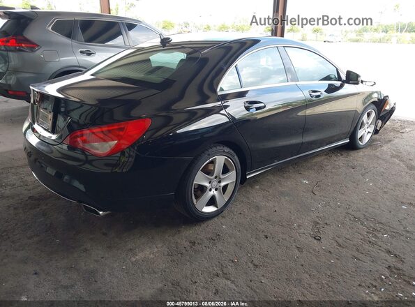 WDDSJ4EB1GN369752 2016 MERCEDES-BENZ CLA 250 Black Tył prawy