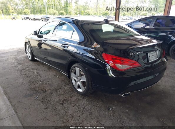 WDDSJ4EB1GN369752 2016 MERCEDES-BENZ CLA 250 Black Tył lewy