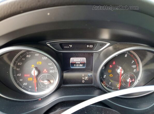 WDDSJ4EB1JN567870 2018 MERCEDES-BENZ CLA-CLASS Brown Vista del cuadro de instrumentos