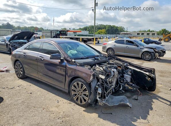WDDSJ4EB1JN567870 2018 MERCEDES-BENZ CLA-CLASS Brown Delantero derecho