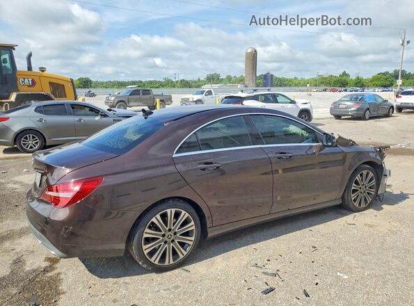 WDDSJ4EB1JN567870 2018 MERCEDES-BENZ CLA-CLASS Brown Trasero derecho