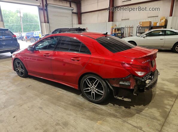 WDDSJ4EB1JN587066 2018 MERCEDES-BENZ CLA-CLASS Red Հետևի ձախ